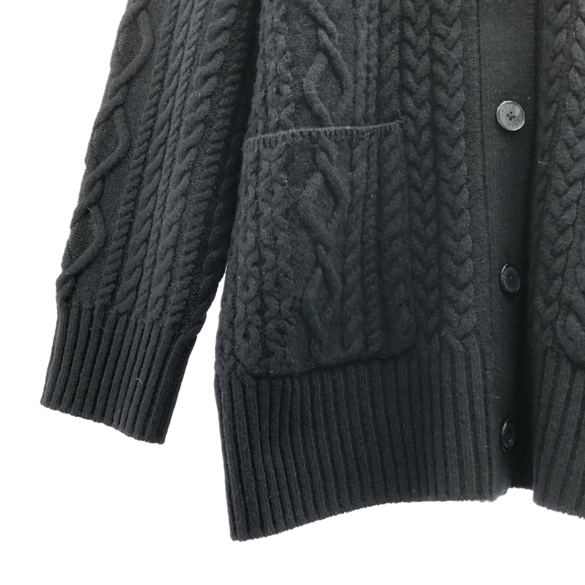 その他 ケーブル ローゲージ Vネックカーディガン