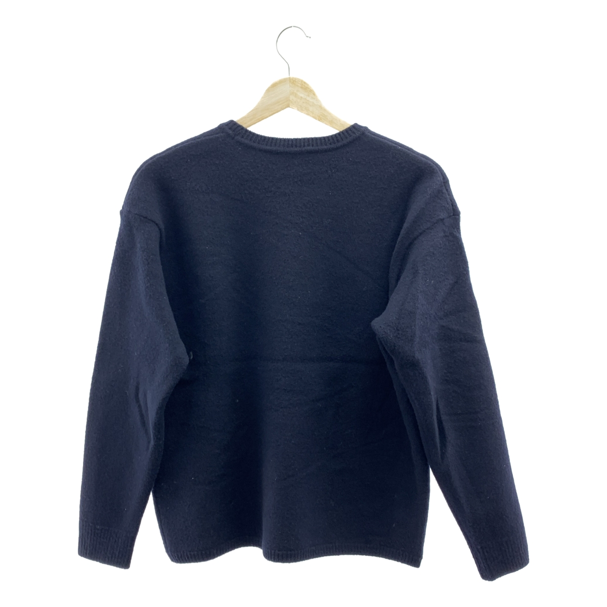 mina perhonen / ミナペルホネン kaveri ウール 縮絨加工 クルーネック ニット