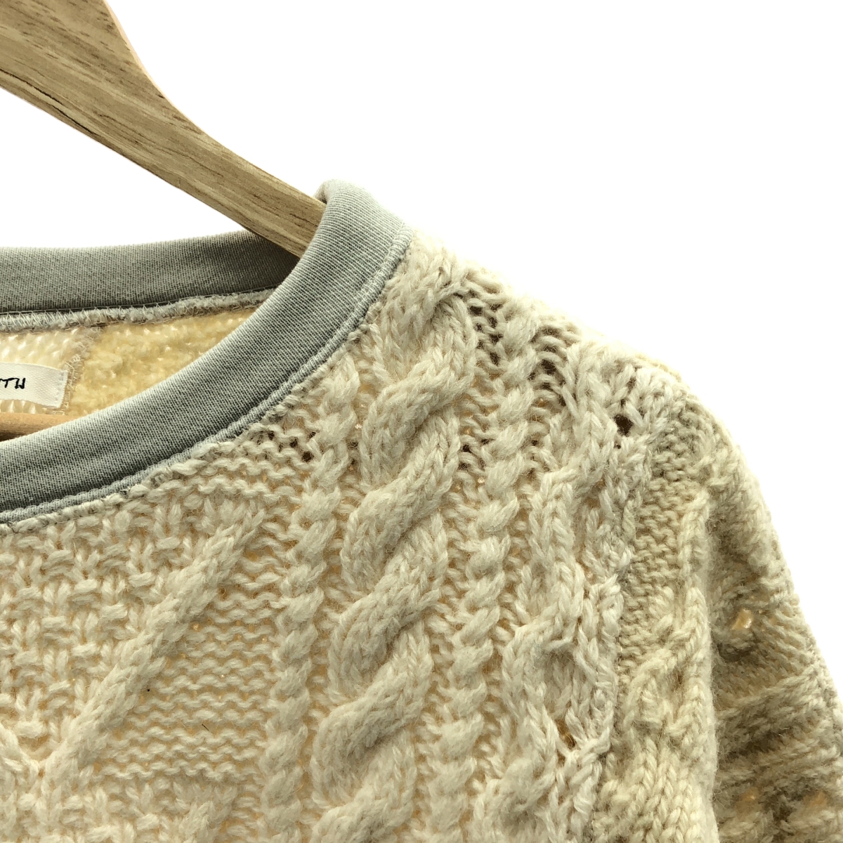 YEAH RIGHT!! / イエーライト Patch Knit パッチワーク オーバーサイズ ローゲージ ニット