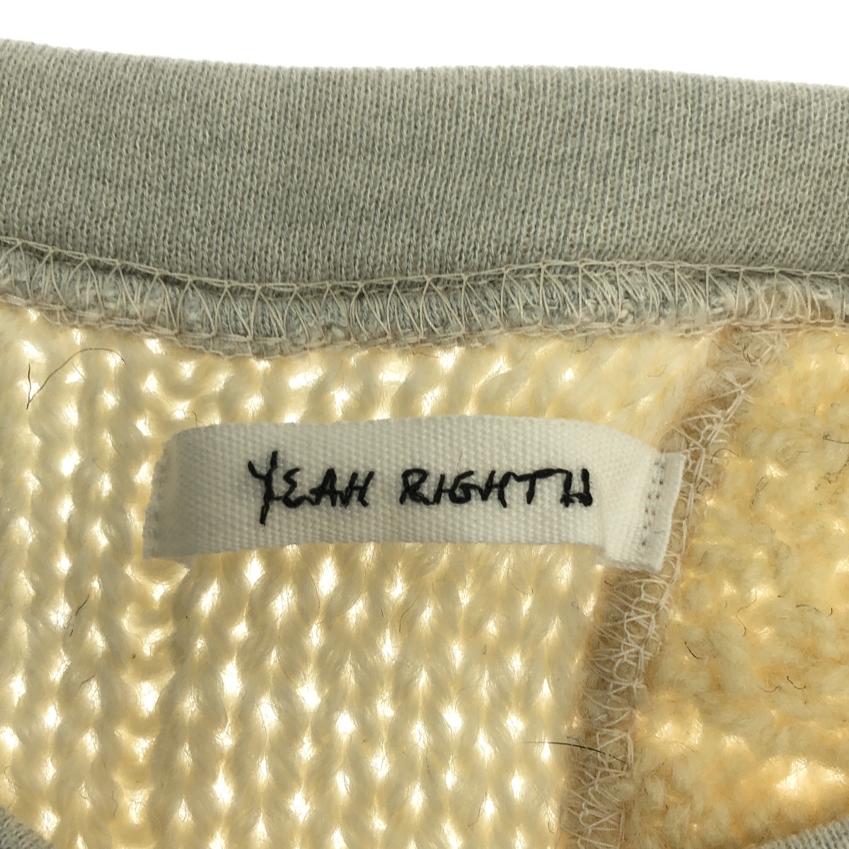 YEAH RIGHT!! / イエーライト Patch Knit パッチワーク オーバーサイズ ローゲージ ニット