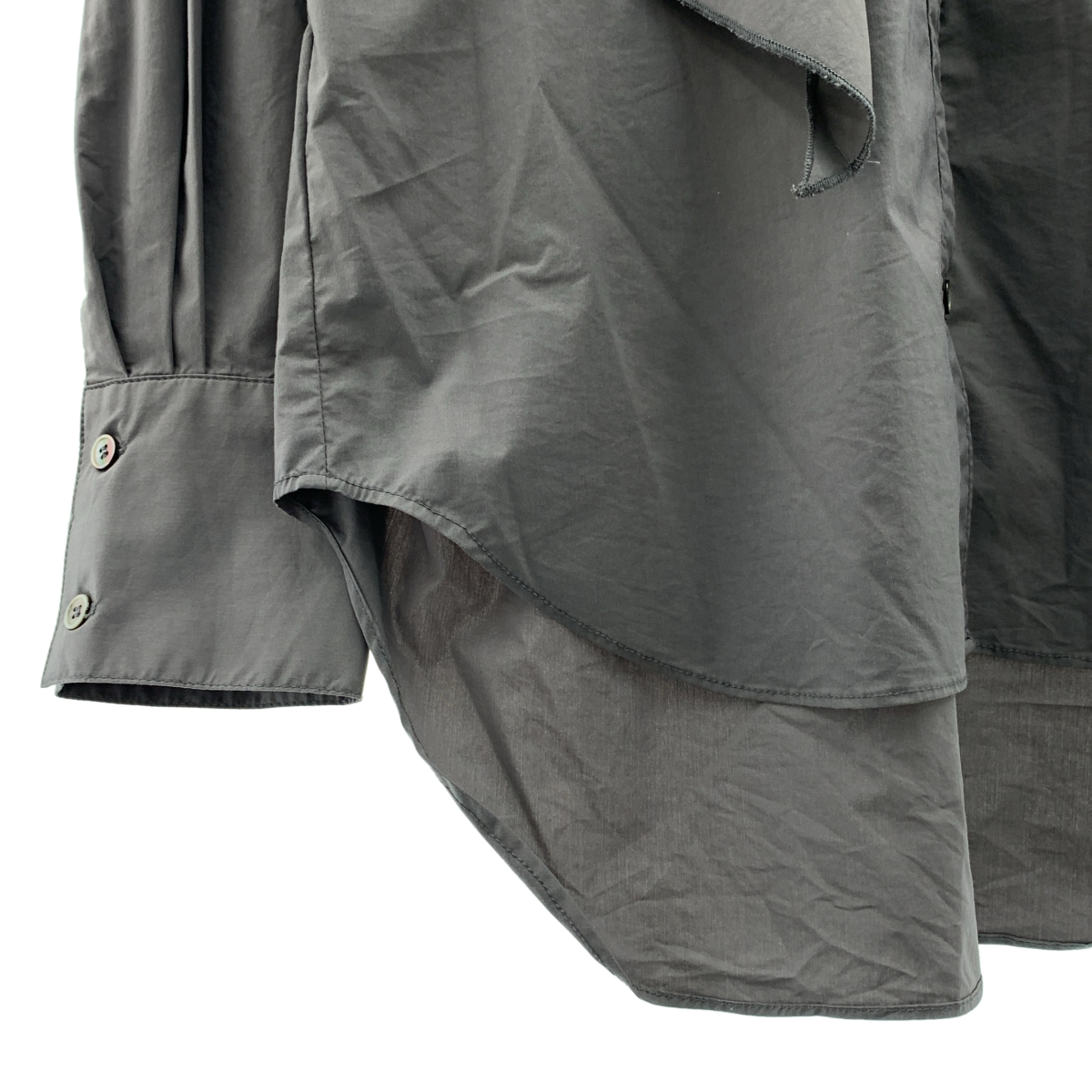 Maison Special / メゾンスペシャル Big Ruffle Shirt  / ビッグ ラッフル シャツ ブラウス