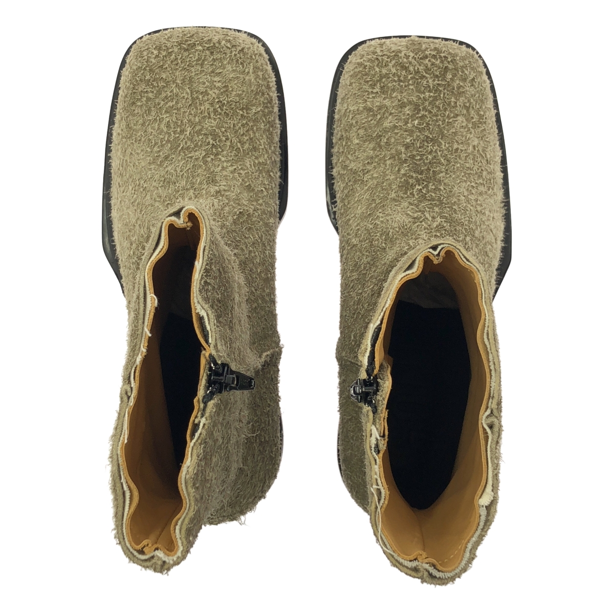 その他 Stun スエード スクエアトゥ ブーツ