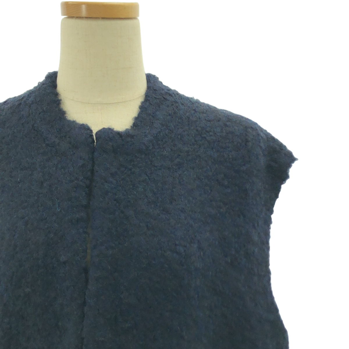 Drawer / ドゥロワー ウール アルパカ ニット ロングベスト