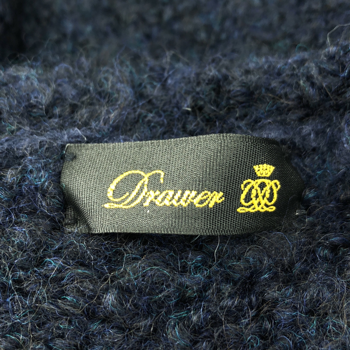 Drawer / ドゥロワー ウール アルパカ ニット ロングベスト