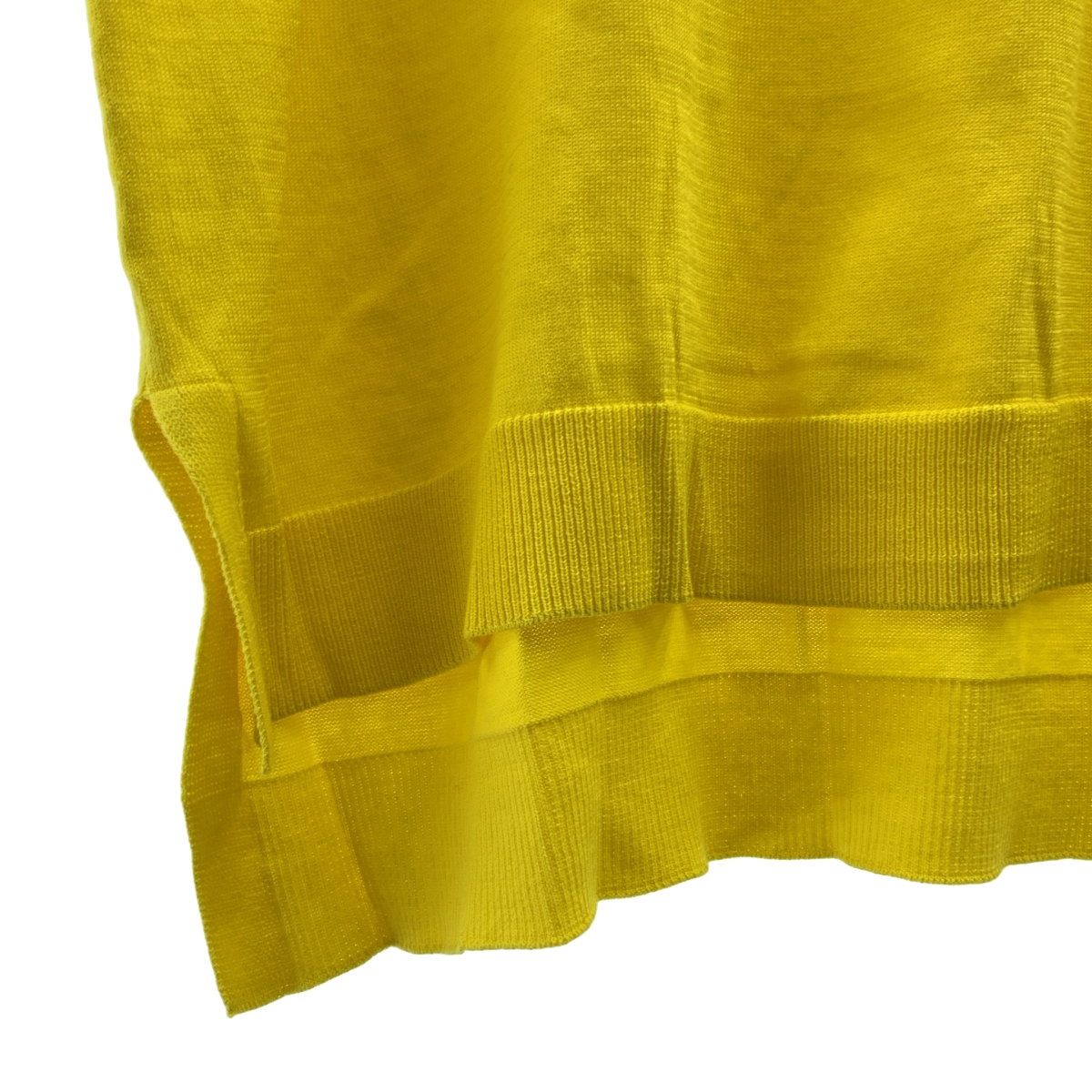 Drawer / ドゥロワー 16G コットン クルーネックニット