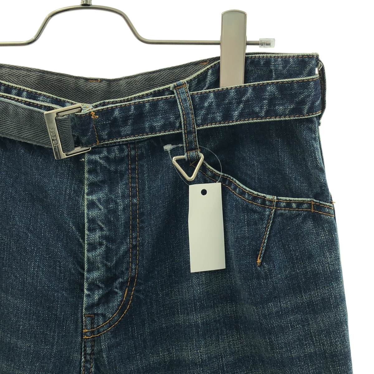 sacai / サカイ 再構築 ベルテッド デニムパンツ