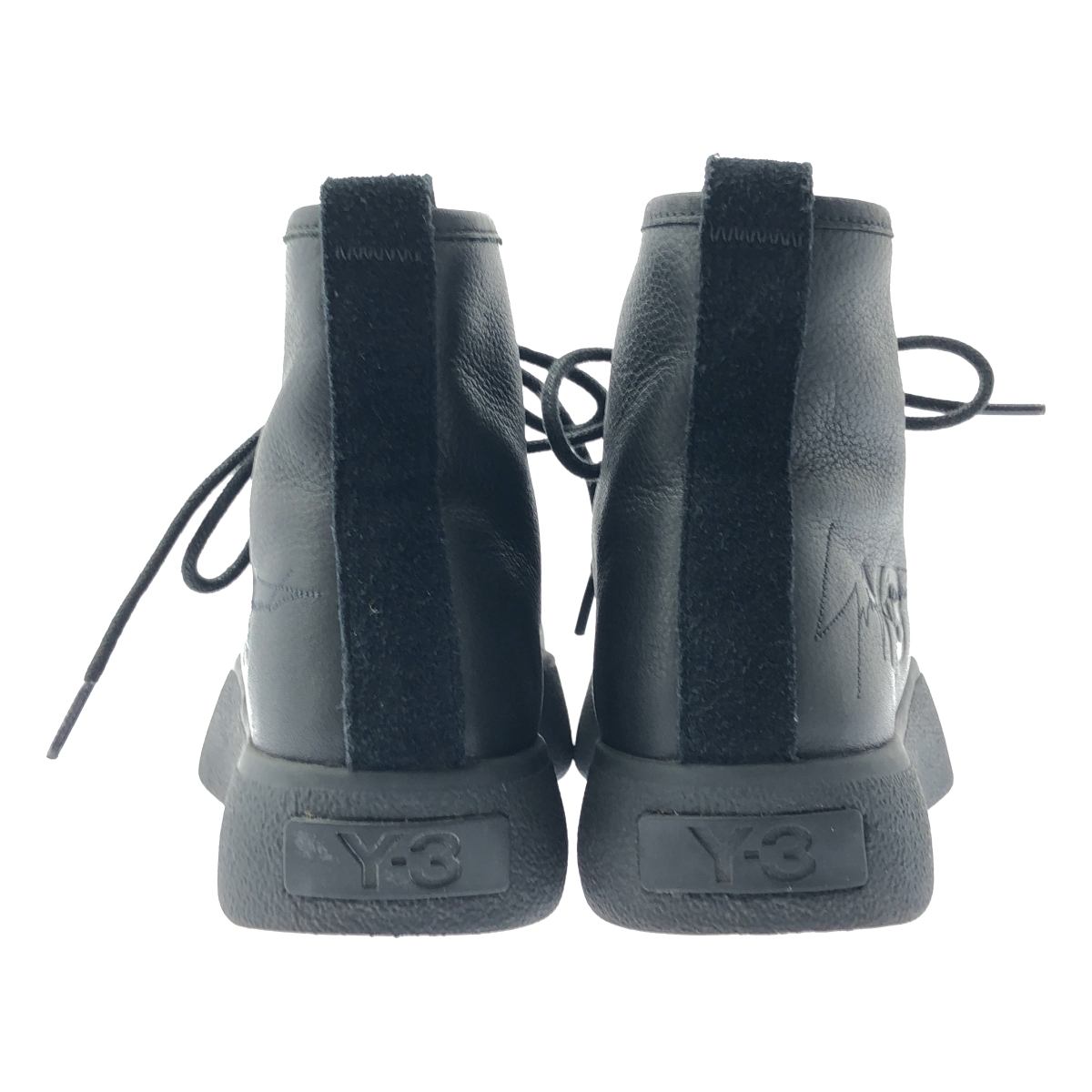 Y-3 / ワイスリー BASHYO II / BC0915 レザー ロゴ ハイカット スニーカー