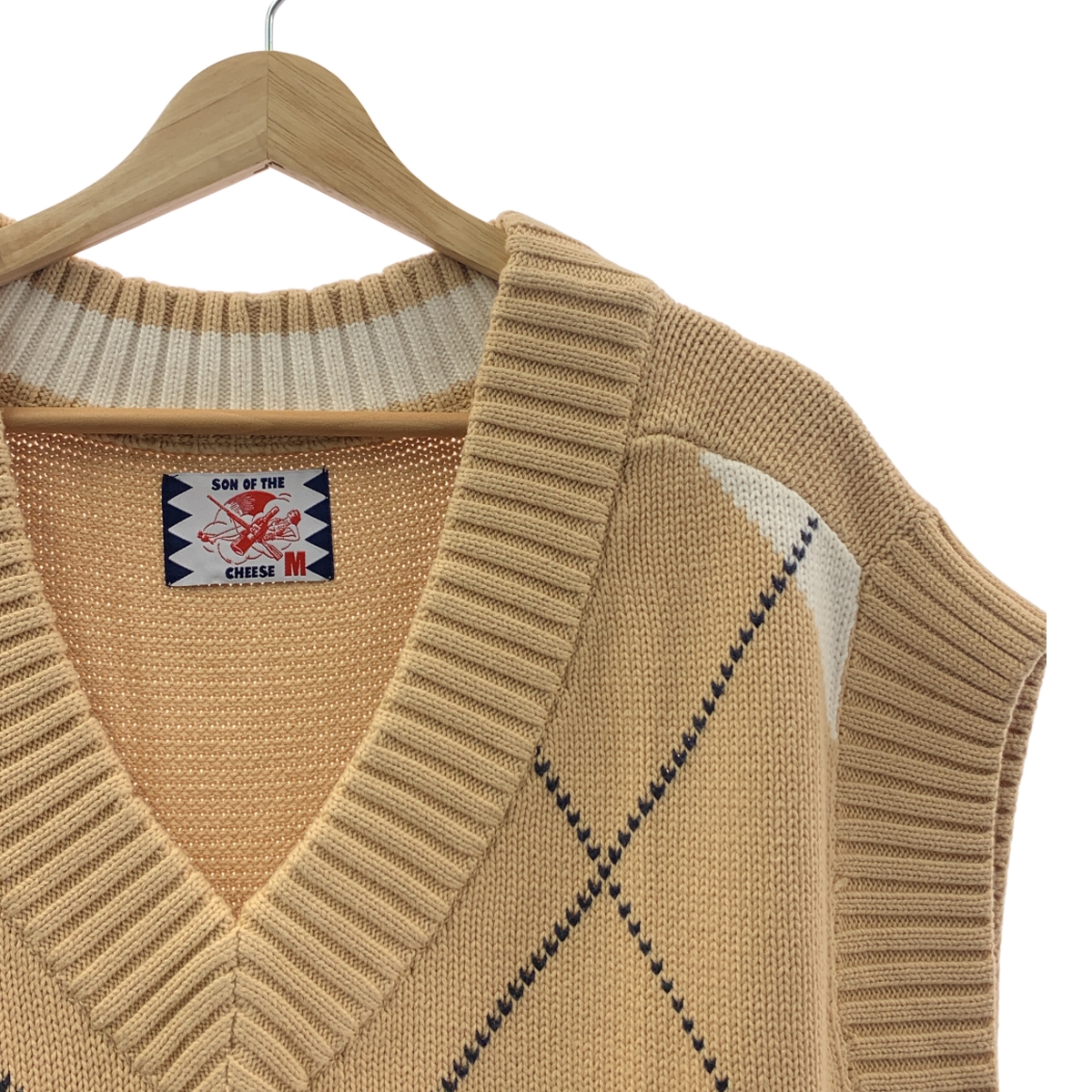 SON OF THE CHEESE / サノバチーズ Dont snow V Neck Vネック ニットベスト