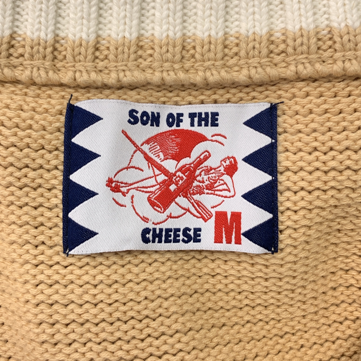 SON OF THE CHEESE / サノバチーズ Dont snow V Neck Vネック ニットベスト