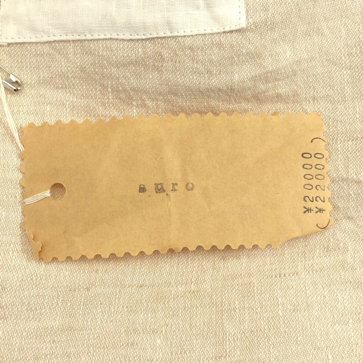 その他 リネン ヘンリーネック ブラウス