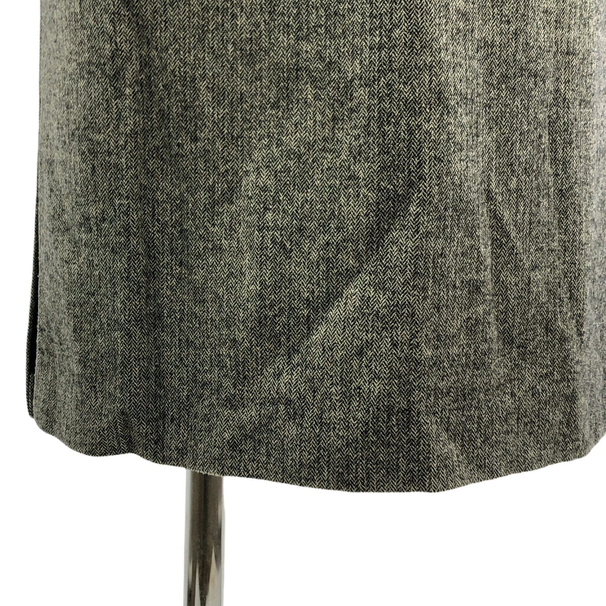 SUÉSADA / スエサダ ヘリンボーン チェーン スリットワンピース