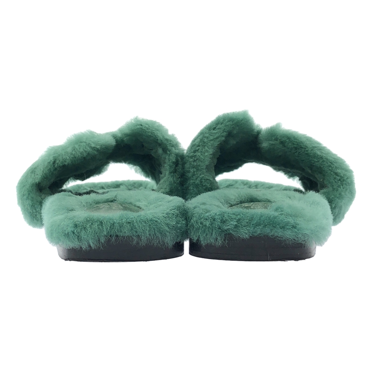 HERMES / エルメス Oran / オラン ムートン ボア サンダル