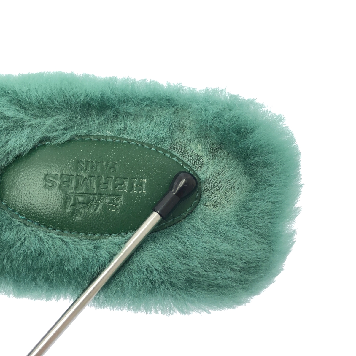 HERMES / エルメス Oran / オラン ムートン ボア サンダル