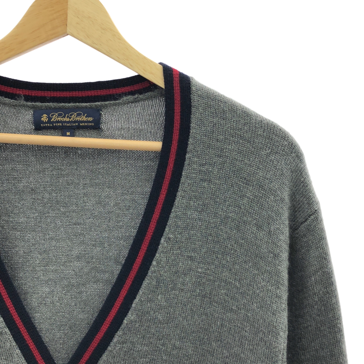 その他 ウール ワンポイントロゴ ニット カーディガン