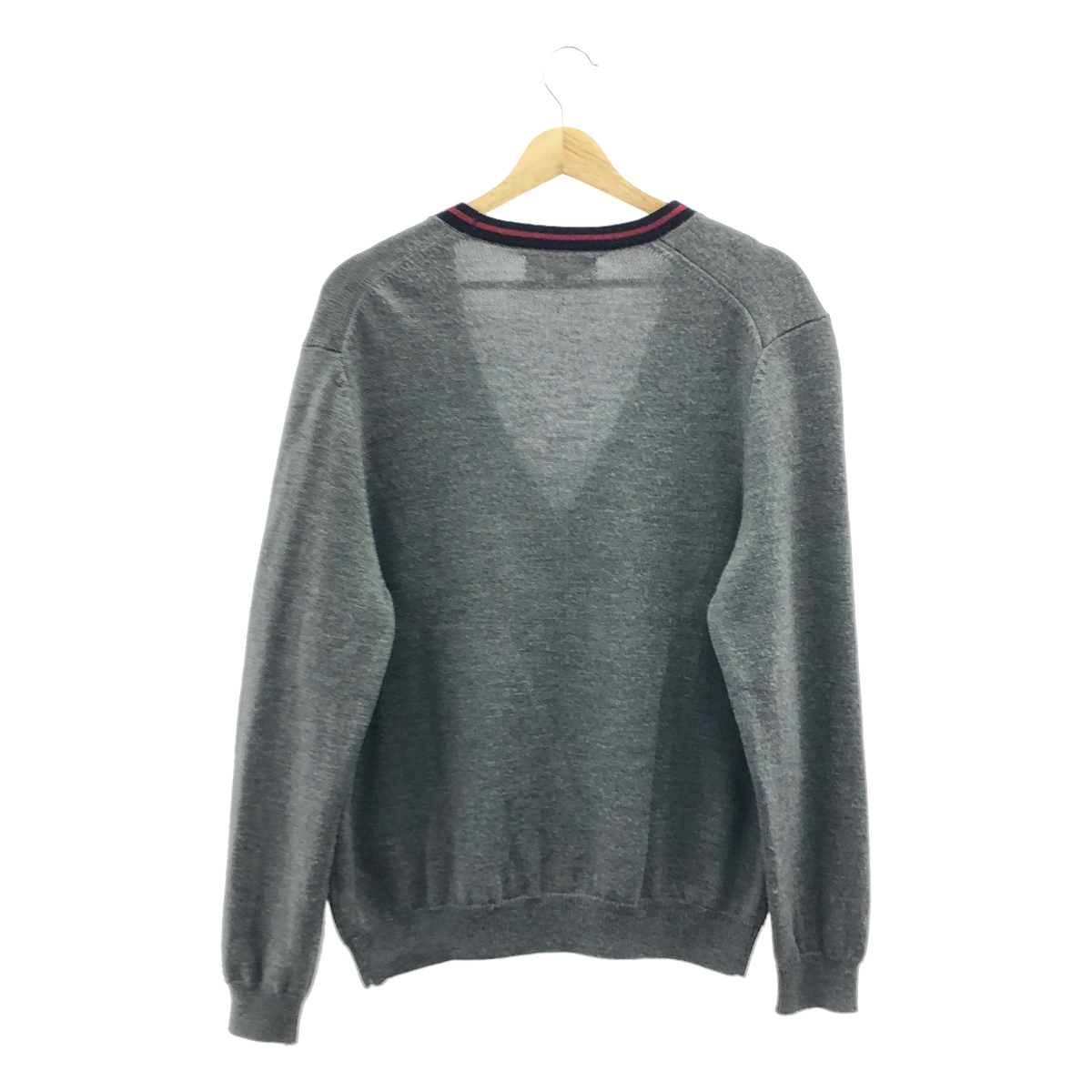 その他 ウール ワンポイントロゴ ニット カーディガン