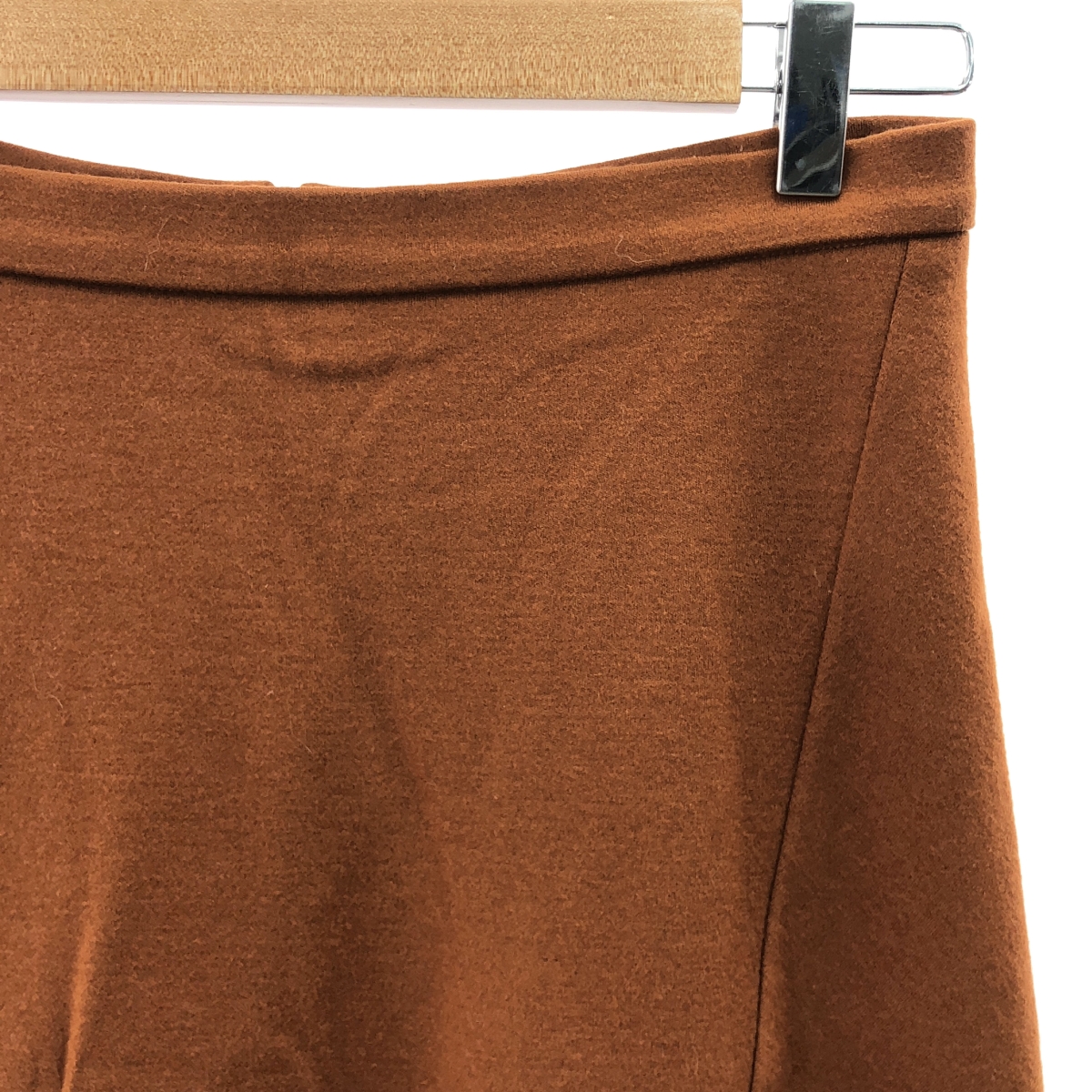 Drawer / ドゥロワー ウール ヘム スカート