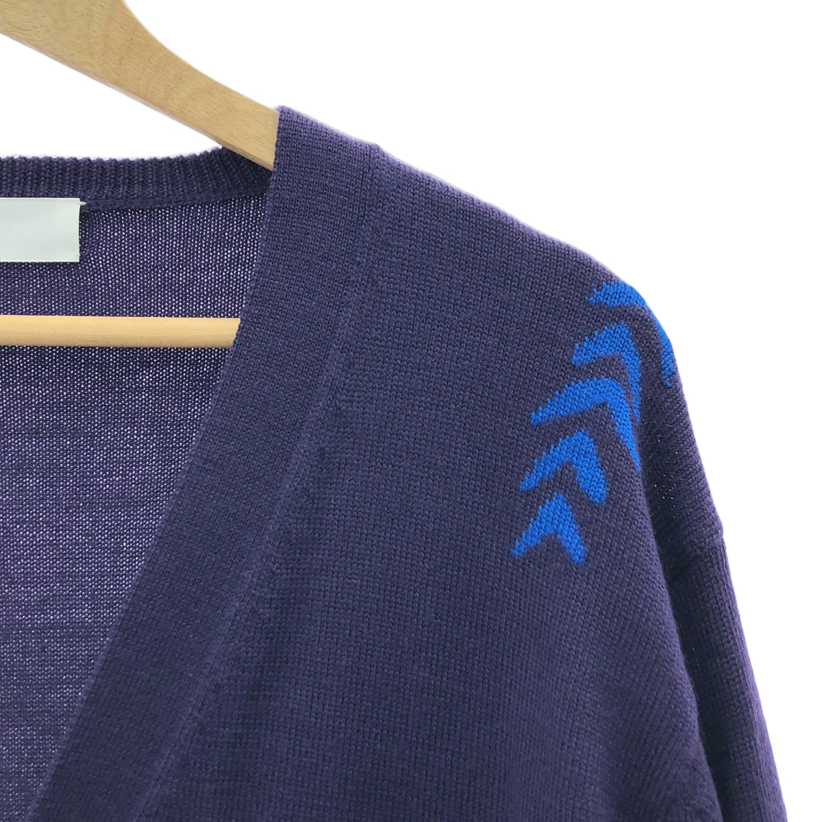 その他 ウール アニマル柄  Vネック カーディガン