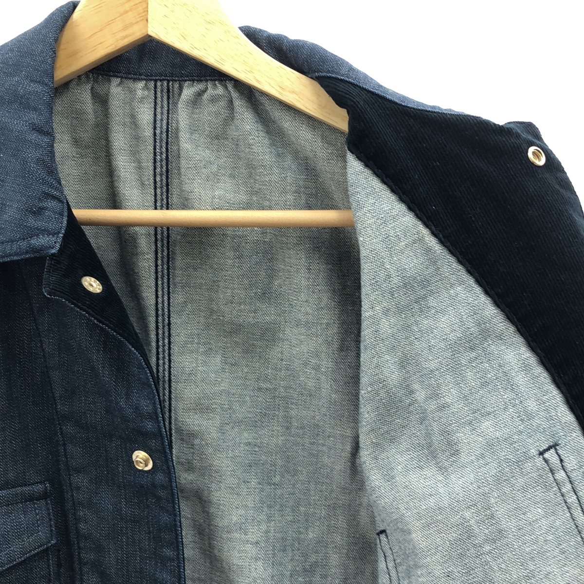 Drawer / ドゥロワー RESEORT1 カバーオール デニムジャケット