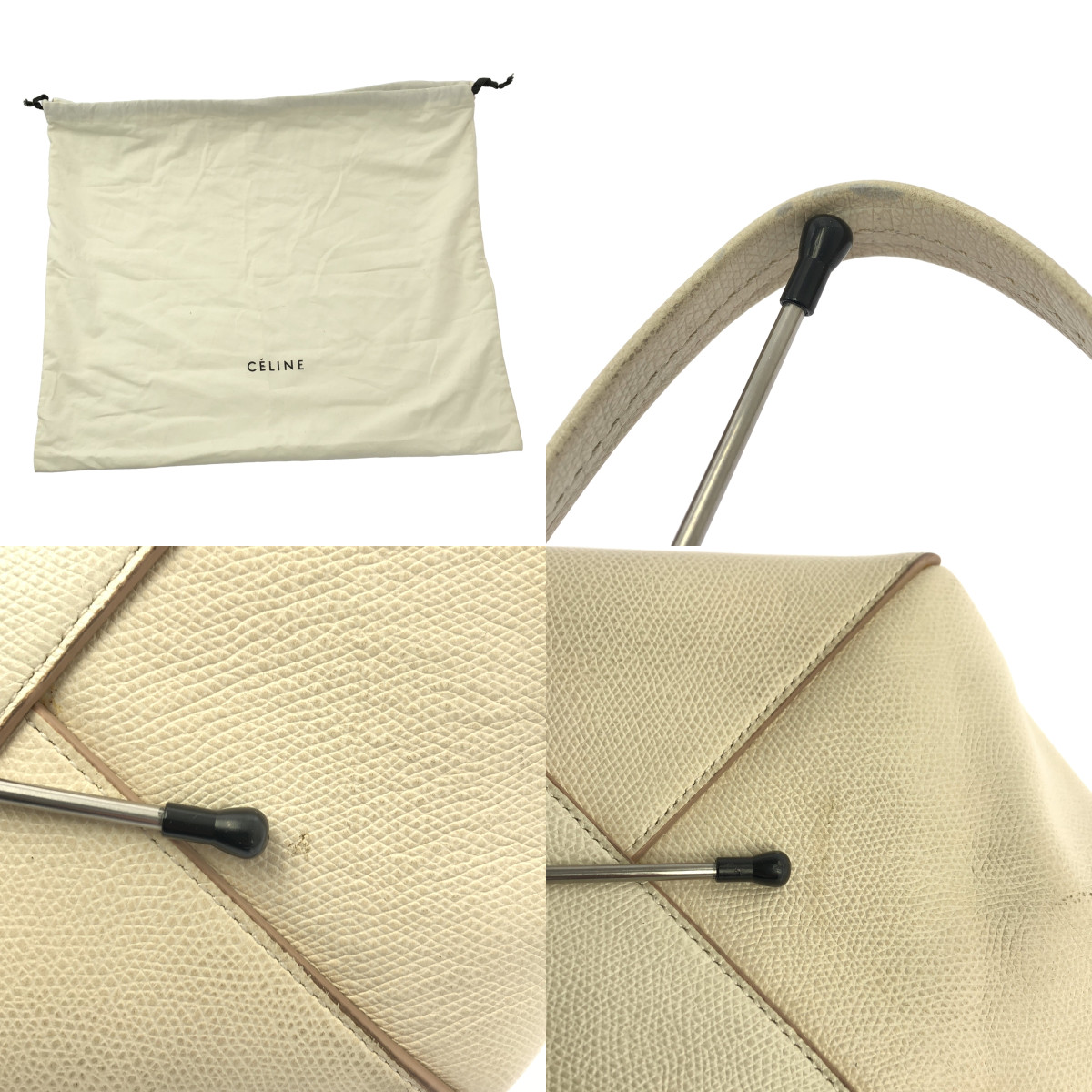 CELINE / セリーヌ カバファントム スモール レザー トートバッグ