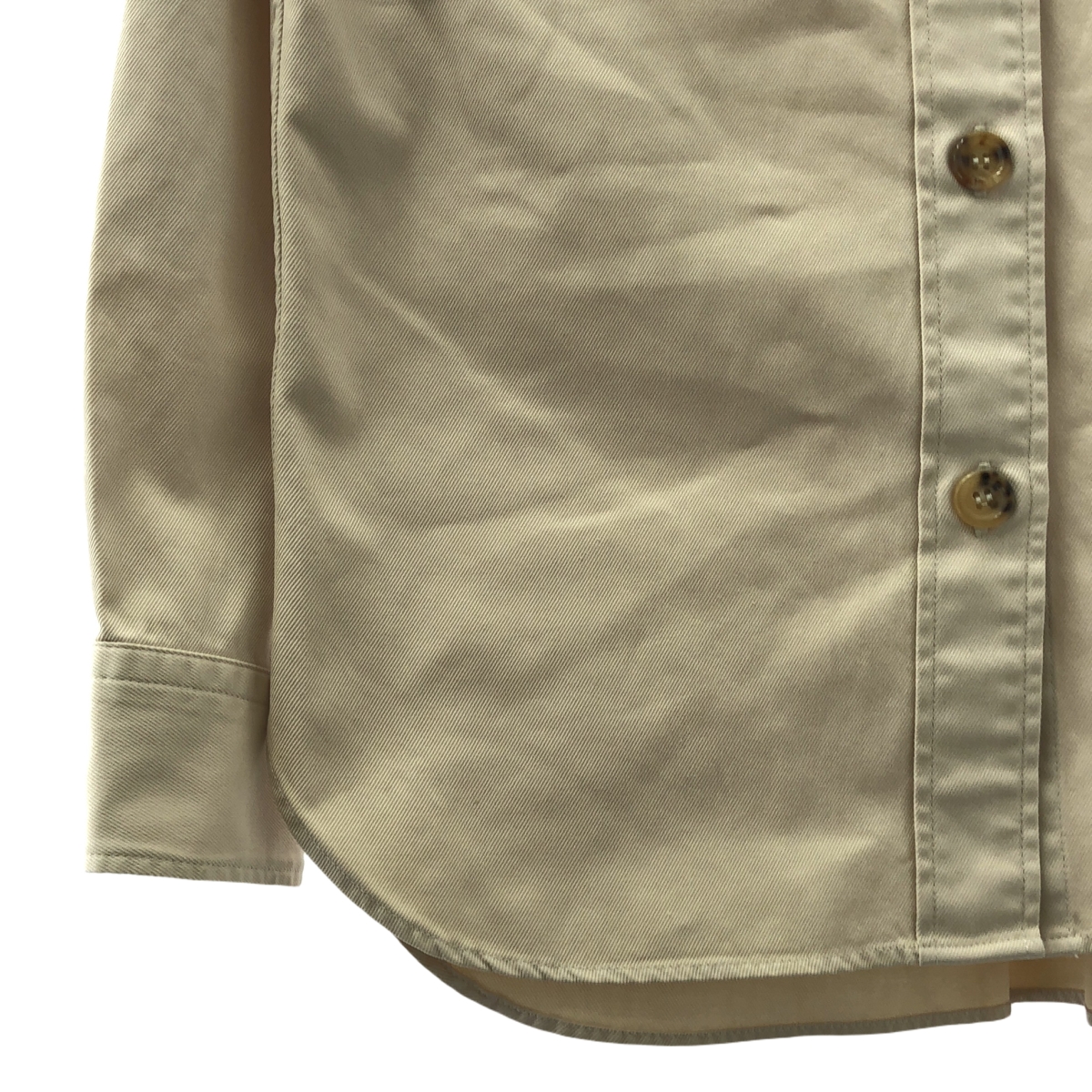 ISABEL MARANT ETOILE / イザベルマランエトワール ツイル コットン ミリタリー シャツ