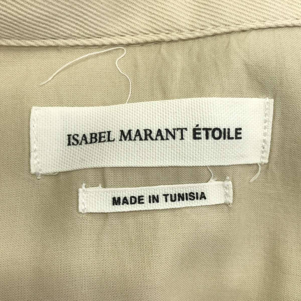 ISABEL MARANT ETOILE / イザベルマランエトワール ツイル コットン ミリタリー シャツ
