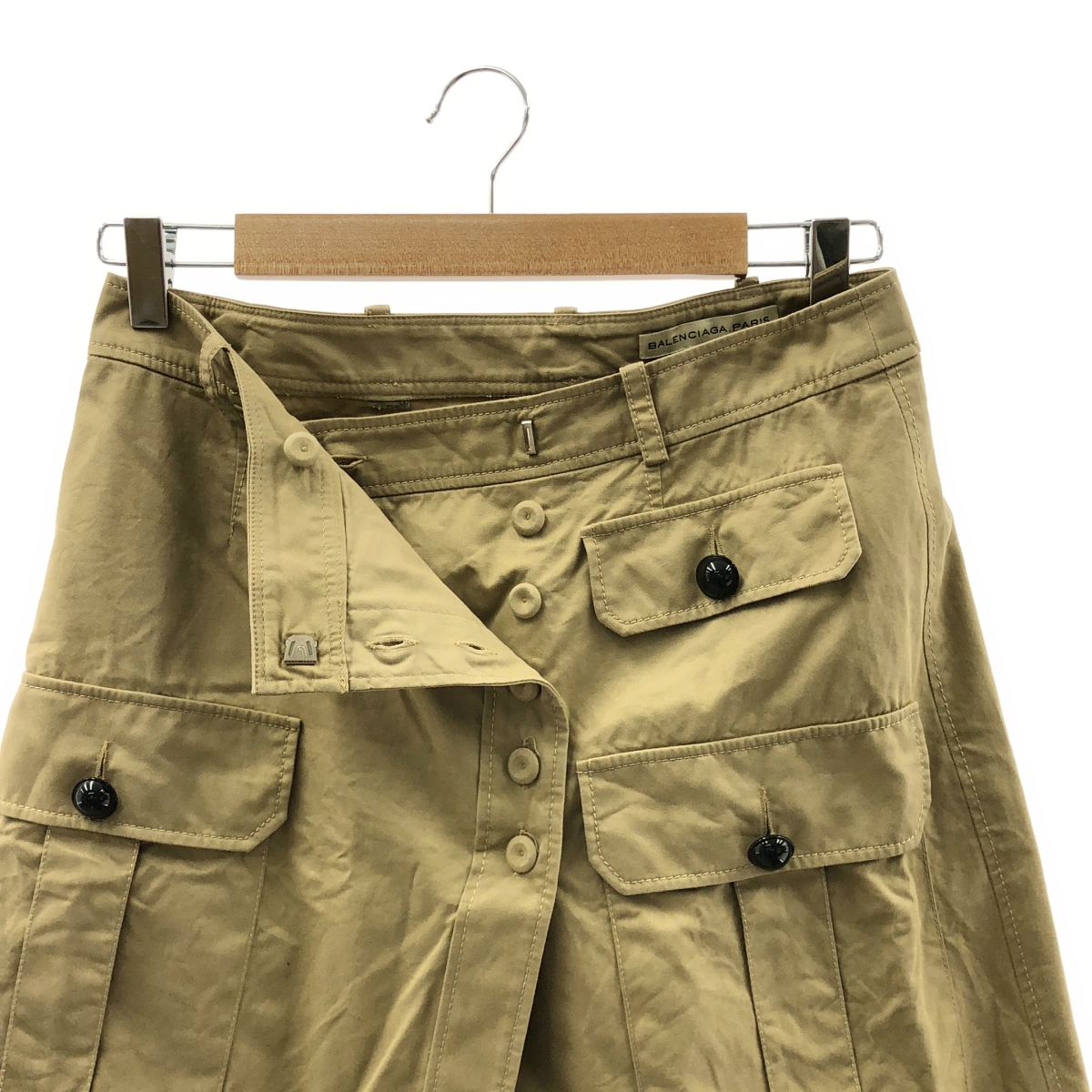BALENCIAGA / バレンシアガ コットン チノ ダブルポケット スカート
