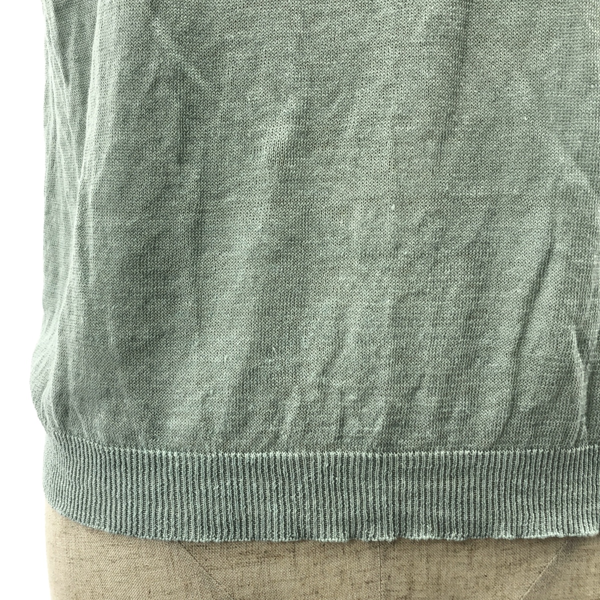 mina perhonen / ミナペルホネン rosy / リネン エンブロイダリー ニット ベスト