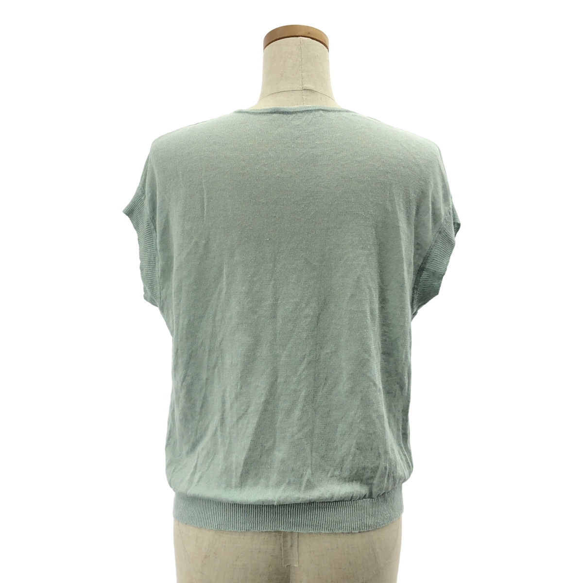 mina perhonen / ミナペルホネン rosy / リネン エンブロイダリー ニット ベスト