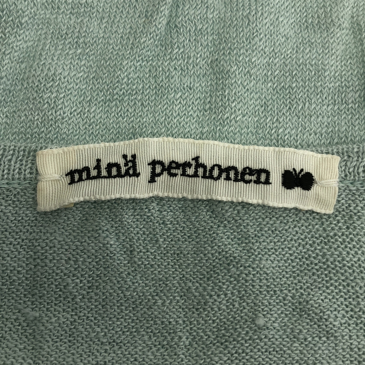 mina perhonen / ミナペルホネン rosy / リネン エンブロイダリー ニット ベスト