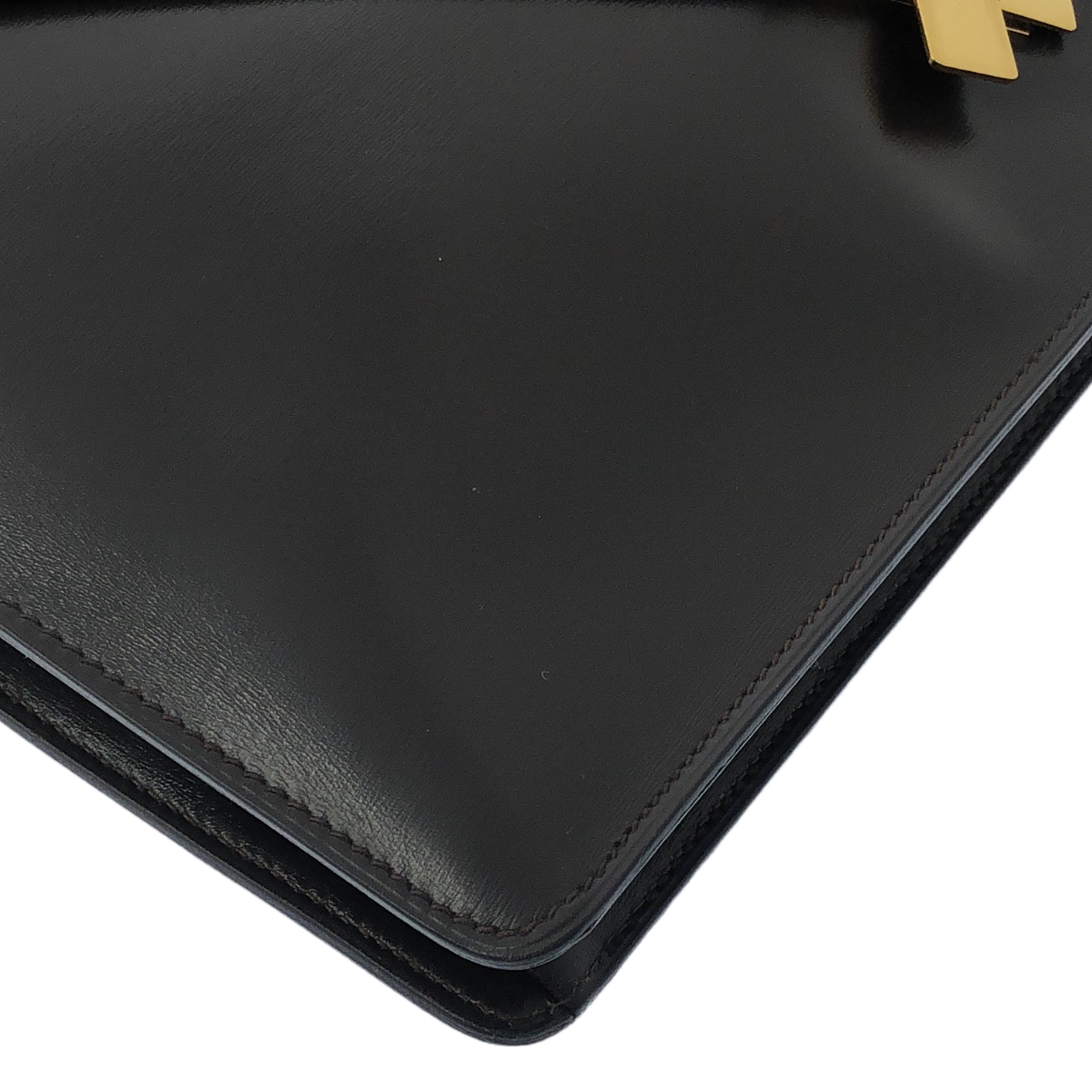 HERMES / エルメス KELLY CROSS ケリークロス ボックスカーフレザー ブリーフケース 〇M刻印