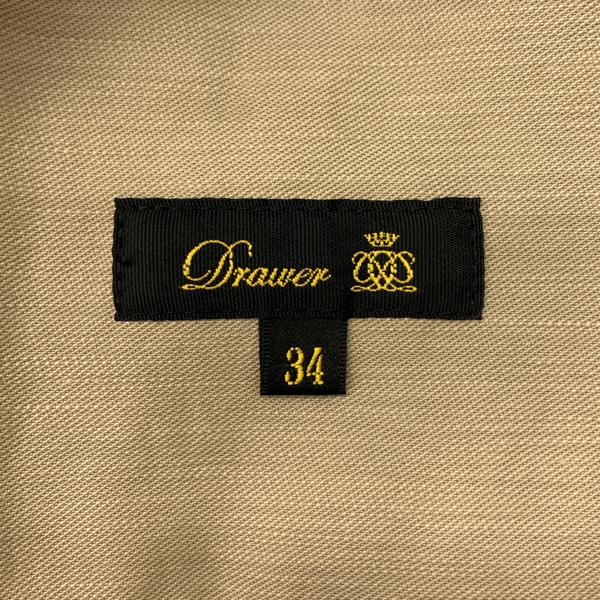 Drawer / ドゥロワー ワンポイントロゴ ドローストリング コットンバイオウォッシュタックスカート