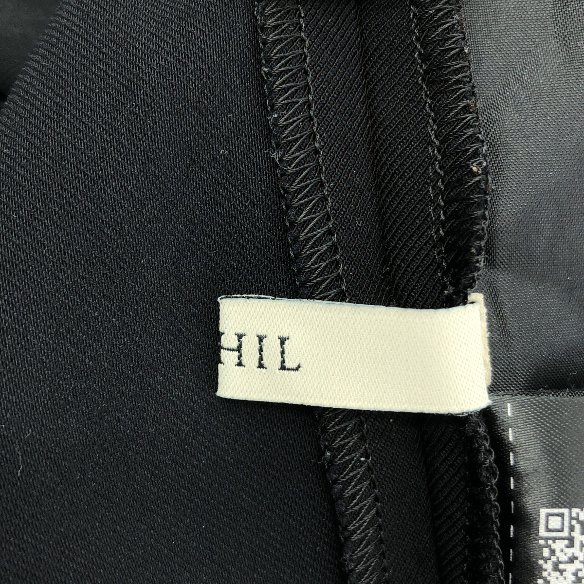 LE PHIL / ルフィル 2WAY ツイル ワイド パンツ