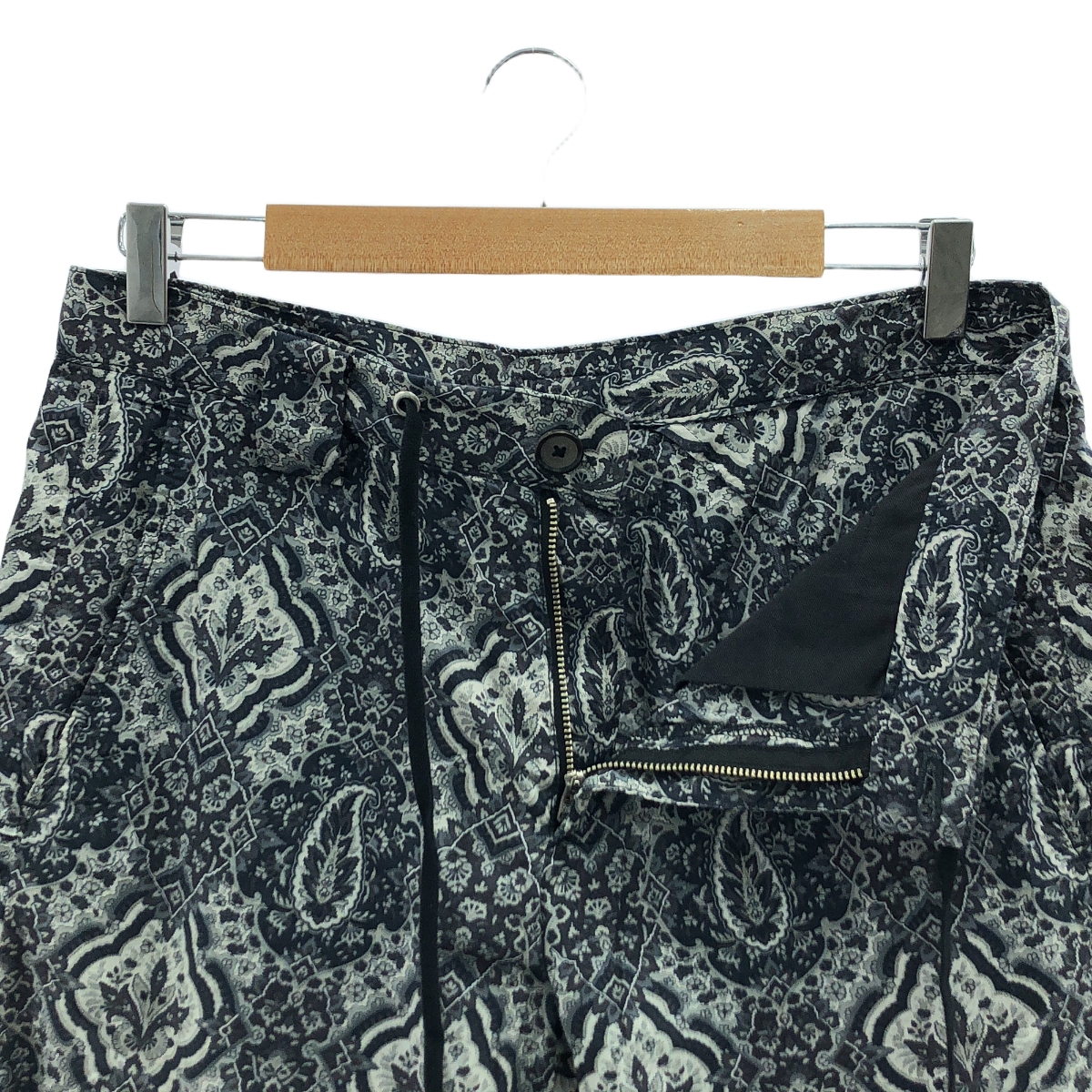 MIHARA YASUHIRO / ミハラヤスヒロ アウトスレーキ 総柄 コットン パンツ