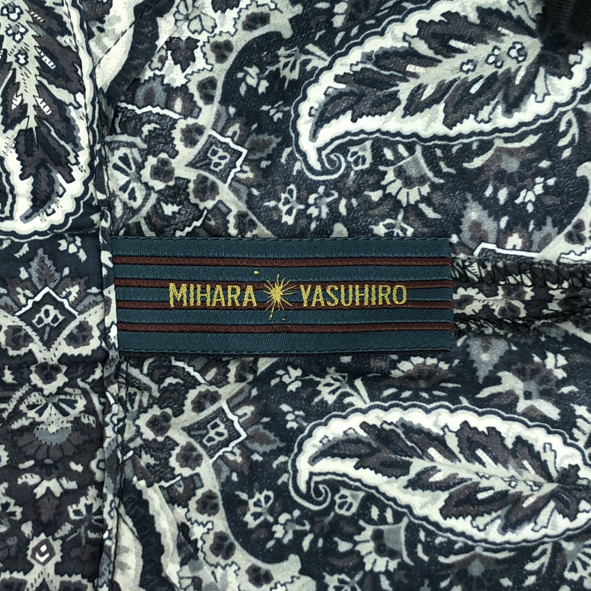 MIHARA YASUHIRO / ミハラヤスヒロ アウトスレーキ 総柄 コットン パンツ