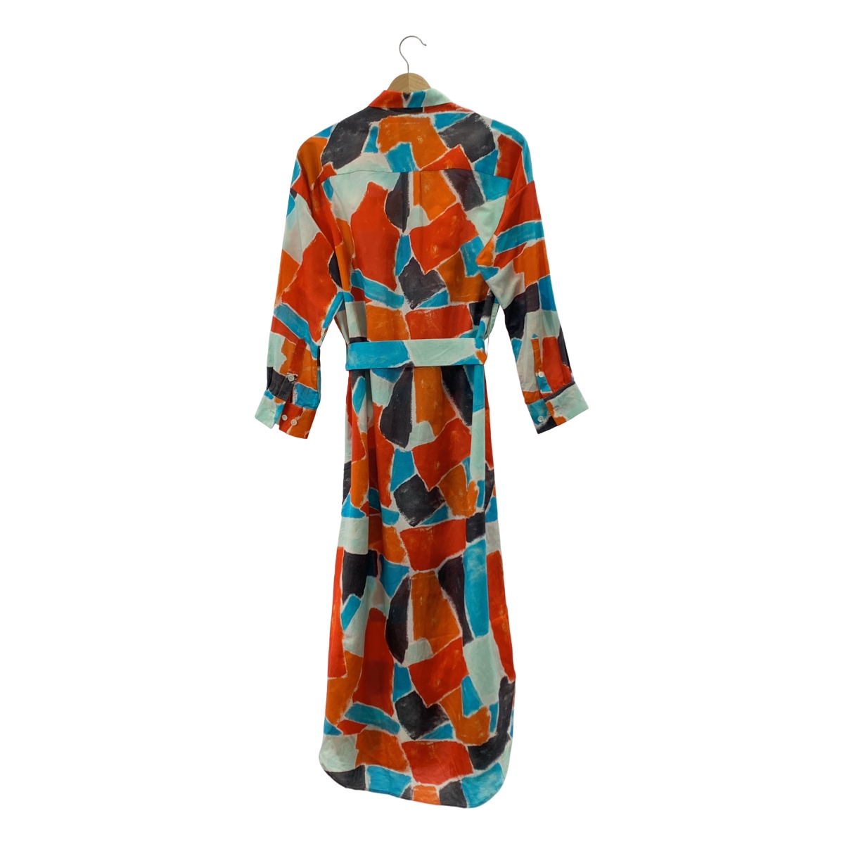 BANANATIME / バナナタイム シルク 総柄 ロング シャツ コート