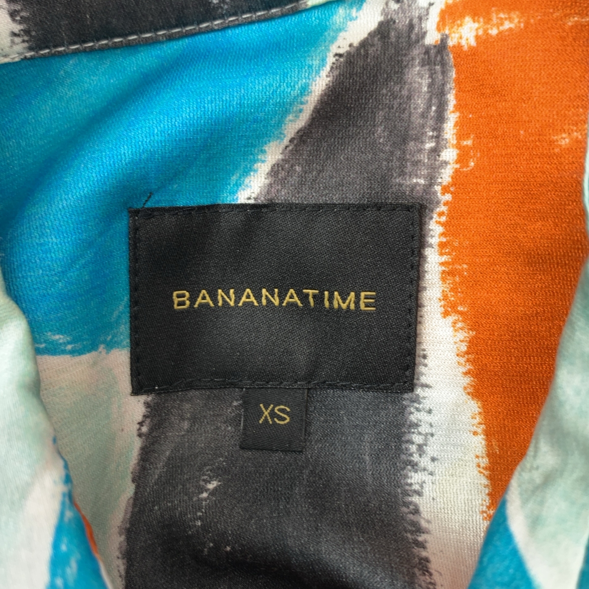 BANANATIME / バナナタイム シルク 総柄 ロング シャツ コート