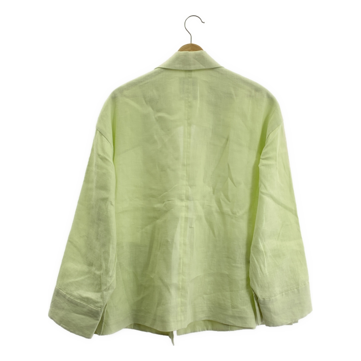 ebure / エブール ボタニカルリネン ドロップショルダージャケット