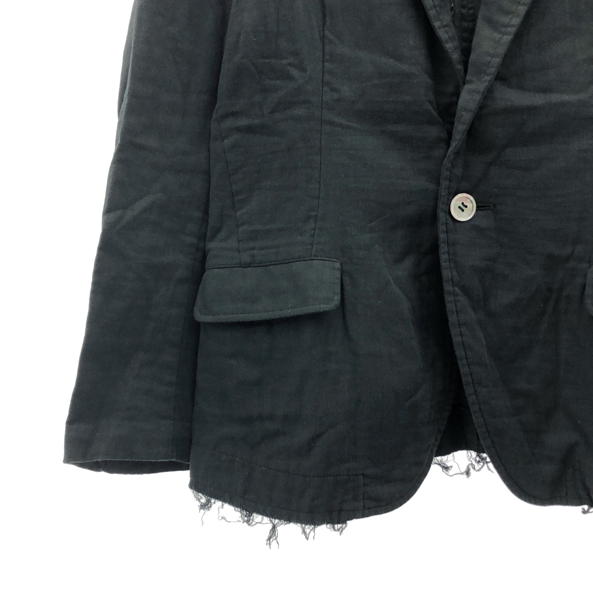 Y's / ワイズヨウジヤマモト インサイドアウト カットオフ シングルブレストジャケット