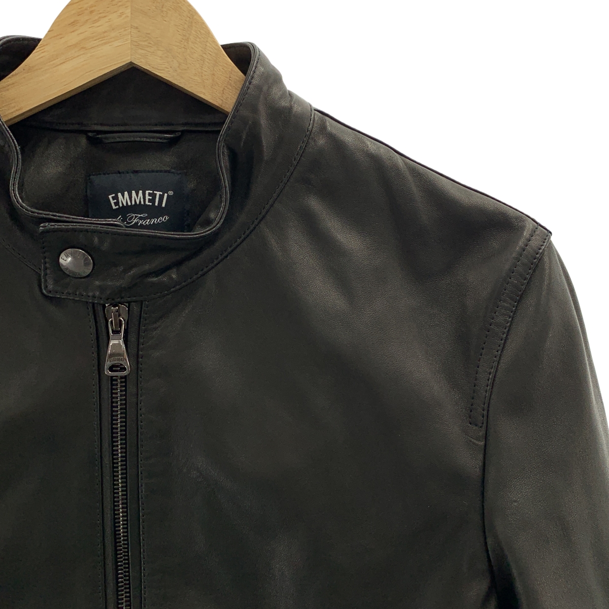 EMMETI / エンメティ JURI ラムスキン レザー ライダースジャケット