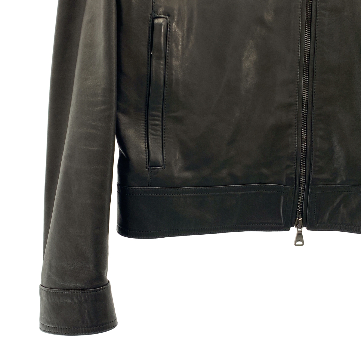 EMMETI / エンメティ JURI ラムスキン レザー ライダースジャケット