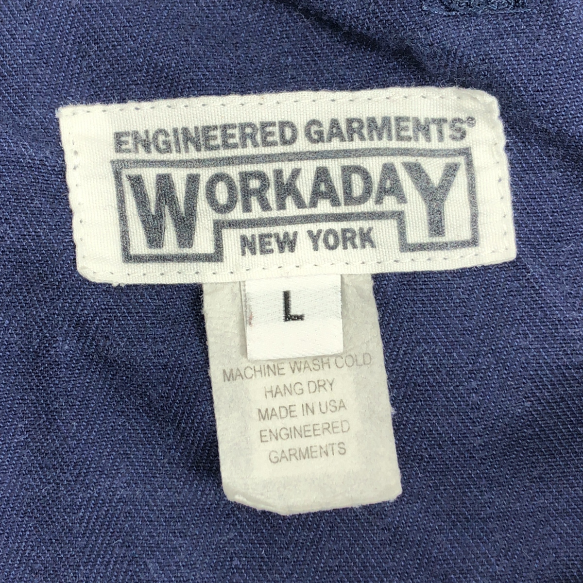 Engineered Garments / エンジニアドガーメンツ WORKADAY ベイカーパンツ