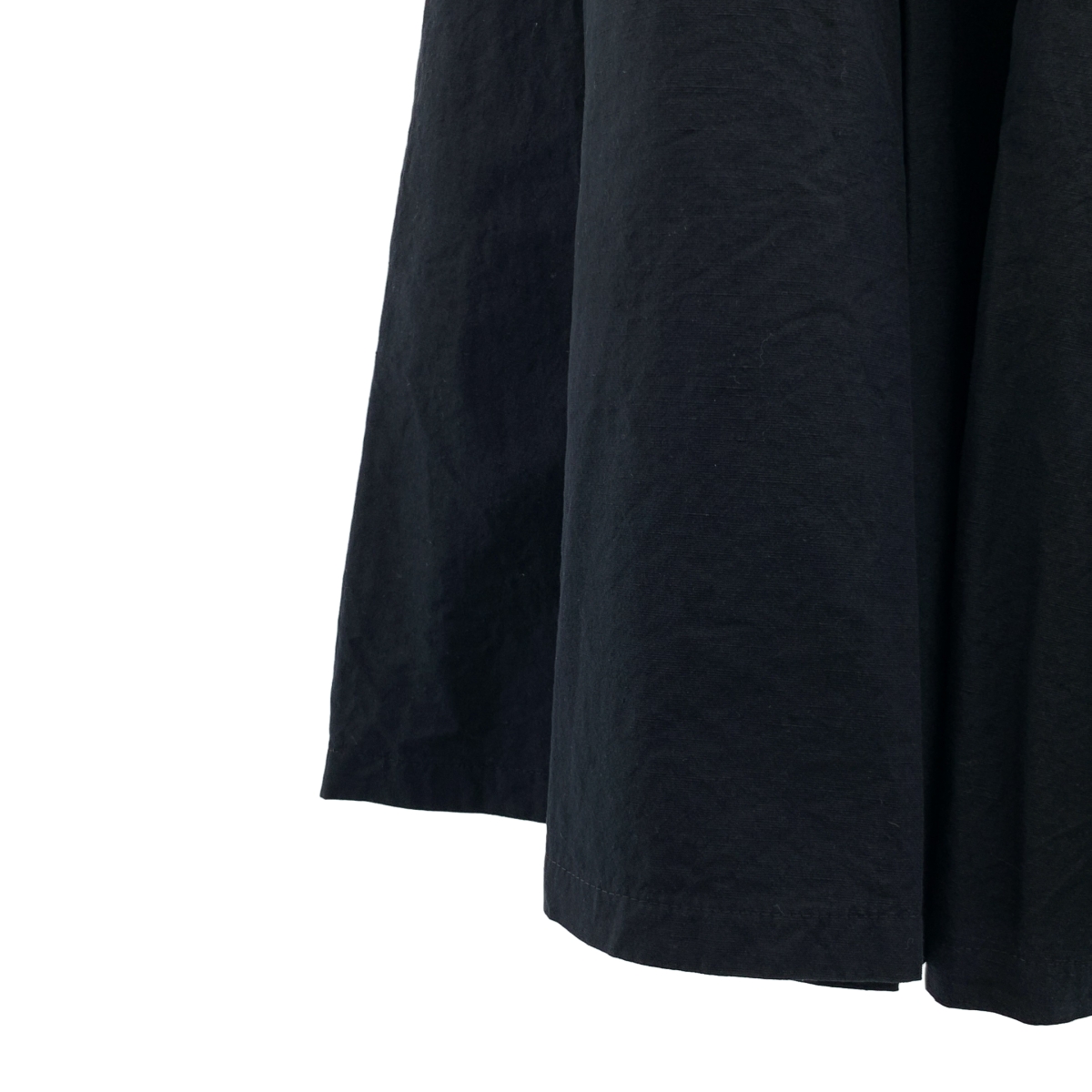 ATON / エイトン コットン リネン シルク フレアスカート