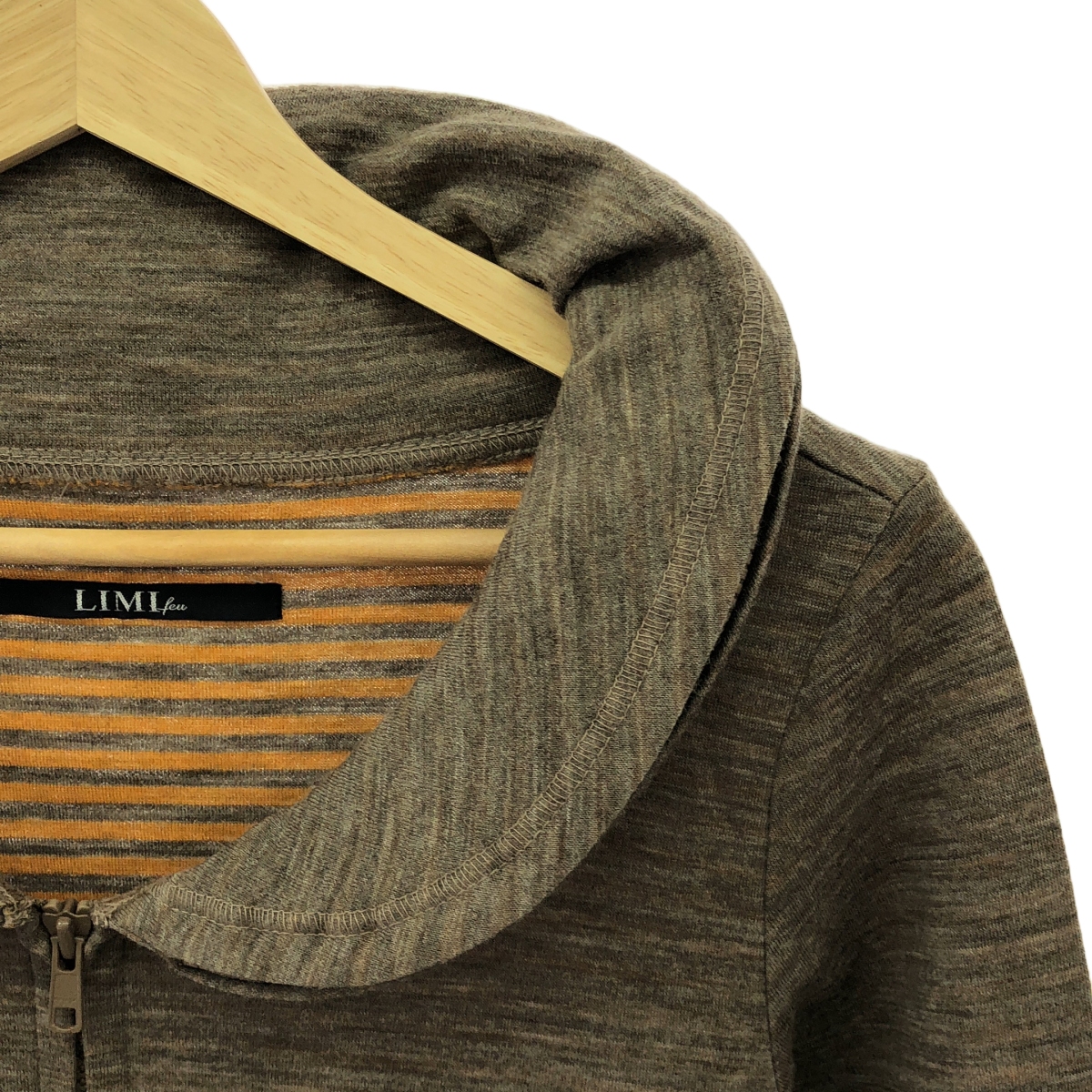 LIMI feu / リミフゥ 2WAY ジップアップ パーカー