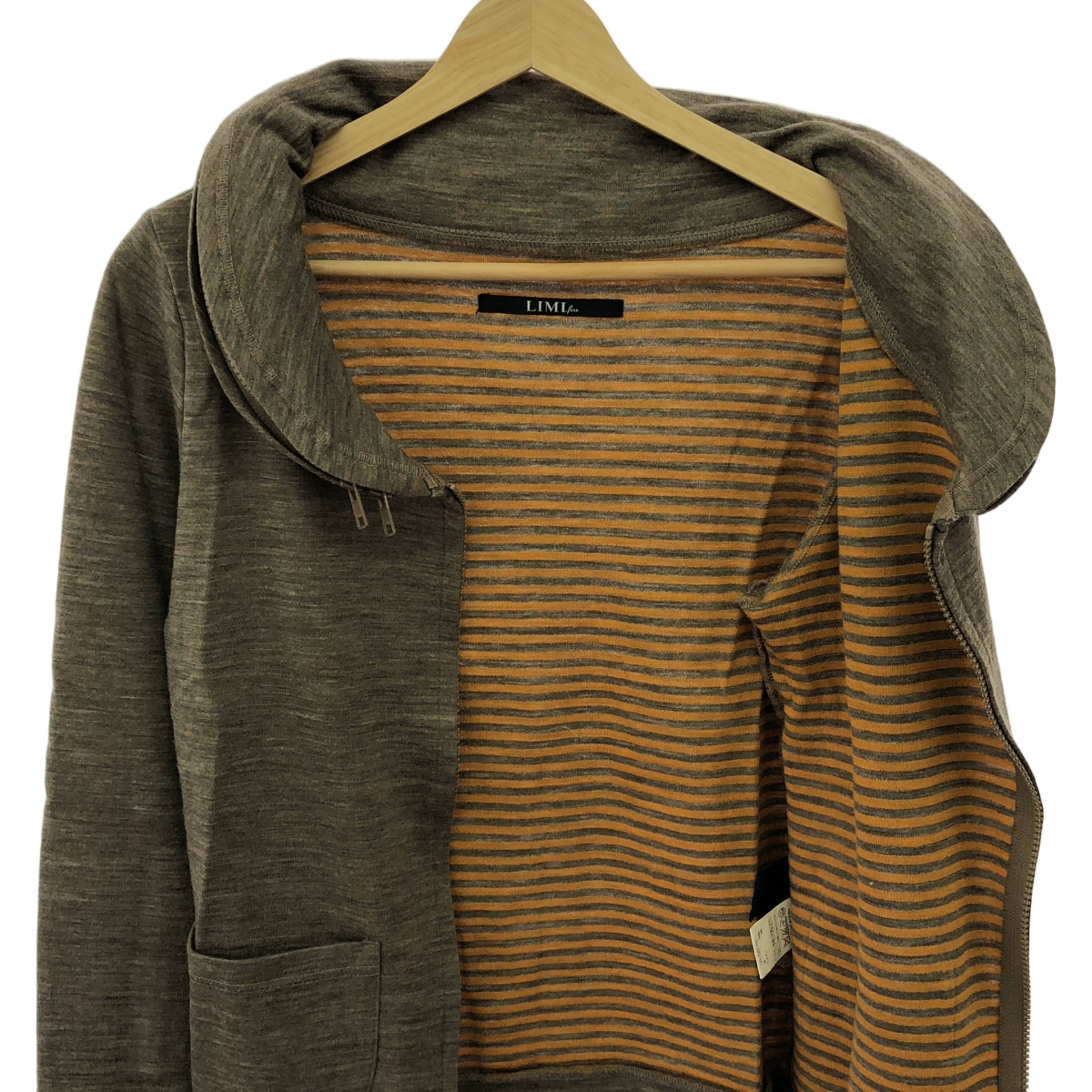 LIMI feu / リミフゥ 2WAY ジップアップ パーカー
