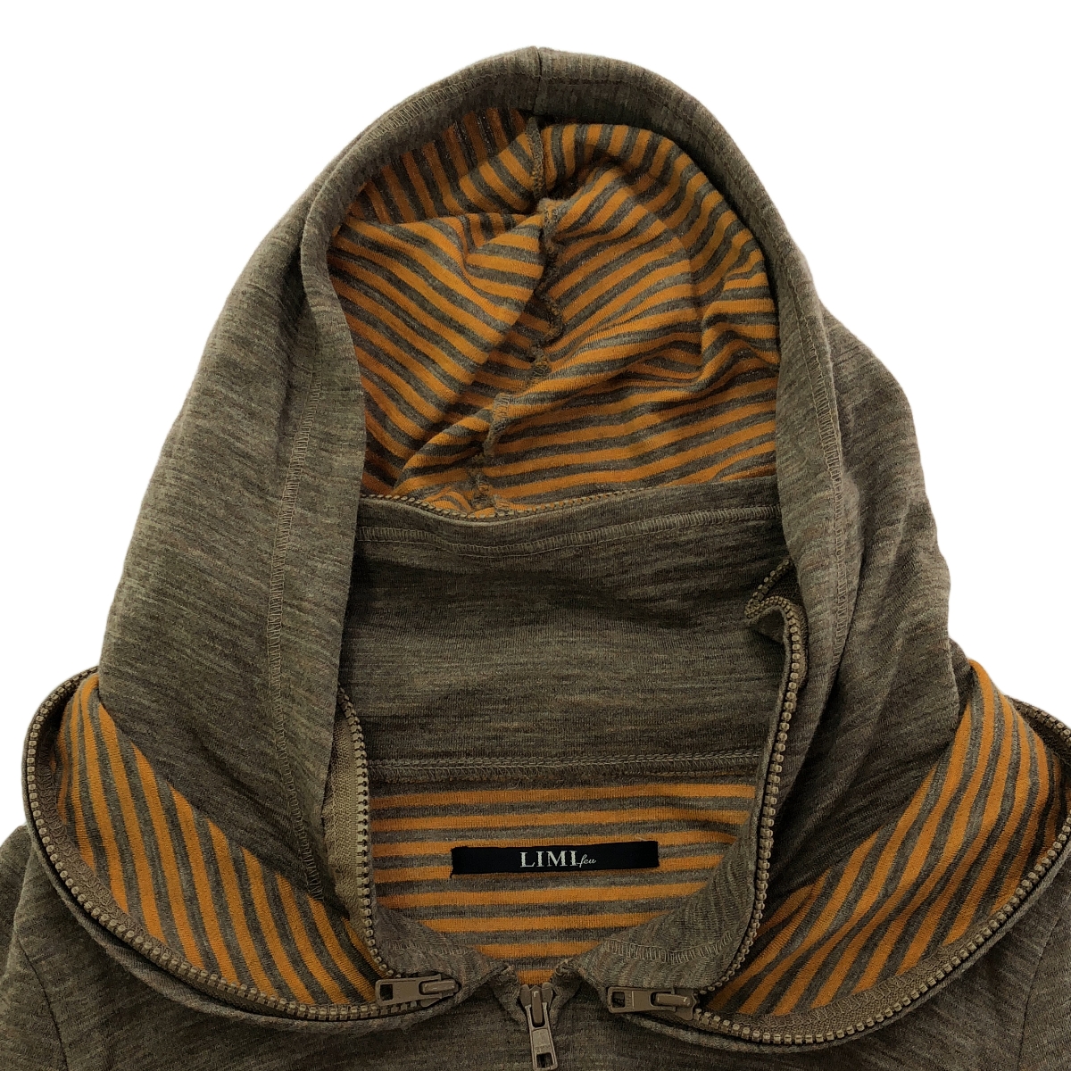 LIMI feu / リミフゥ 2WAY ジップアップ パーカー