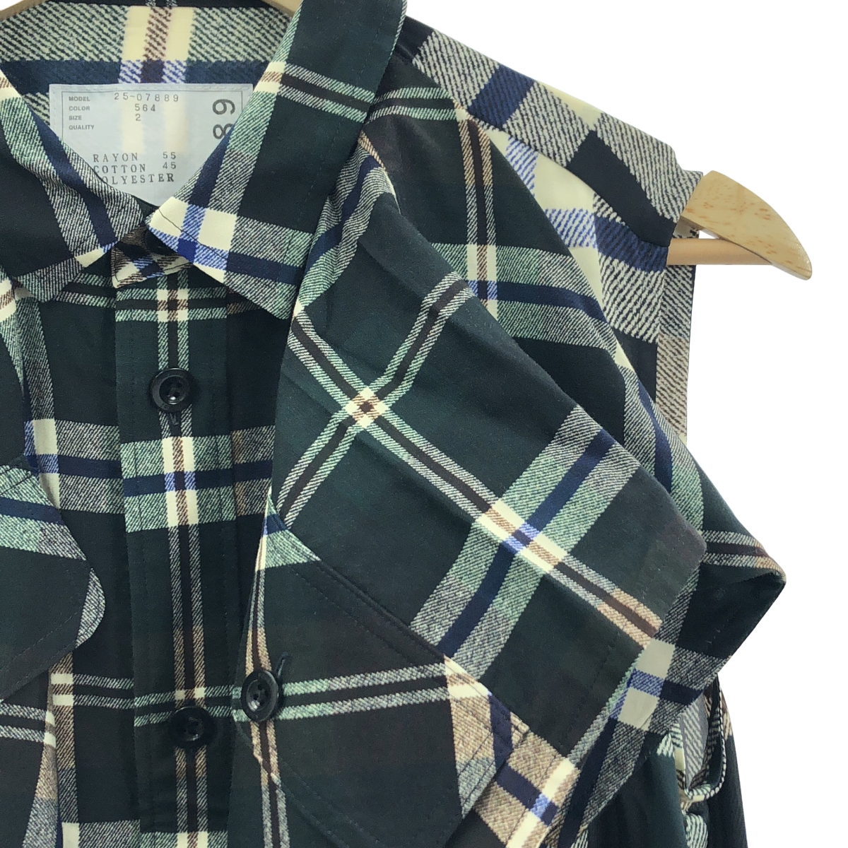 sacai / サカイ Plaid Print Dress プリント チェック シャツワンピース