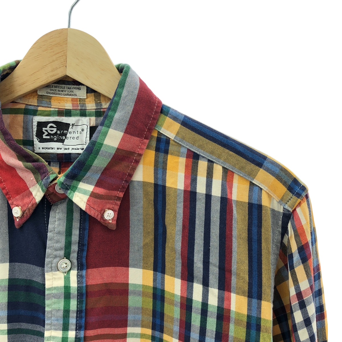 Engineered Garments / エンジニアドガーメンツ 19C BD SHIRT チェック ボタンダウン シャツ