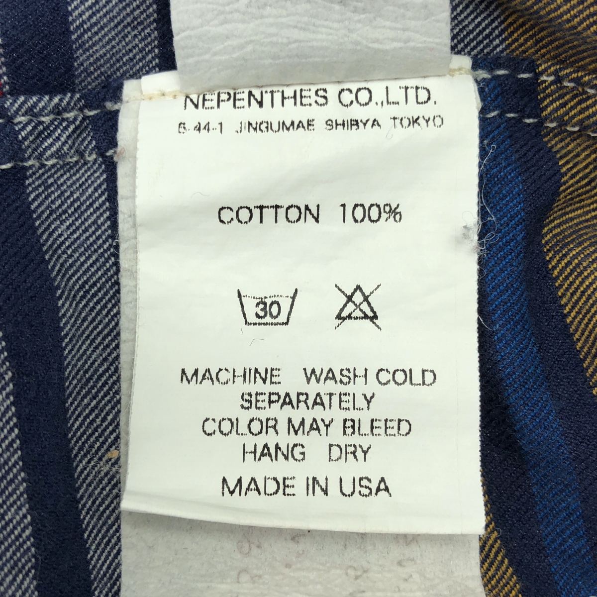 Engineered Garments / エンジニアドガーメンツ 19C BD SHIRT チェック ボタンダウン シャツ