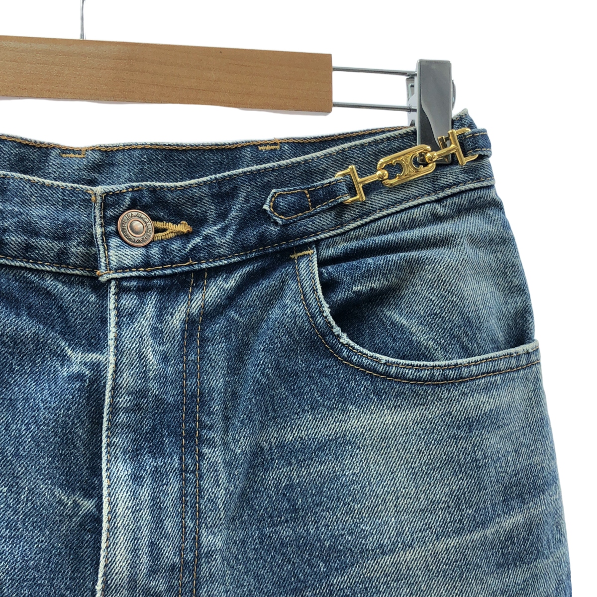 CELINE / セリーヌ by Hedi Slimane JANE / エディスリマン ジェーン  トリオンフ ユニオンウォッシュ デニムパンツ