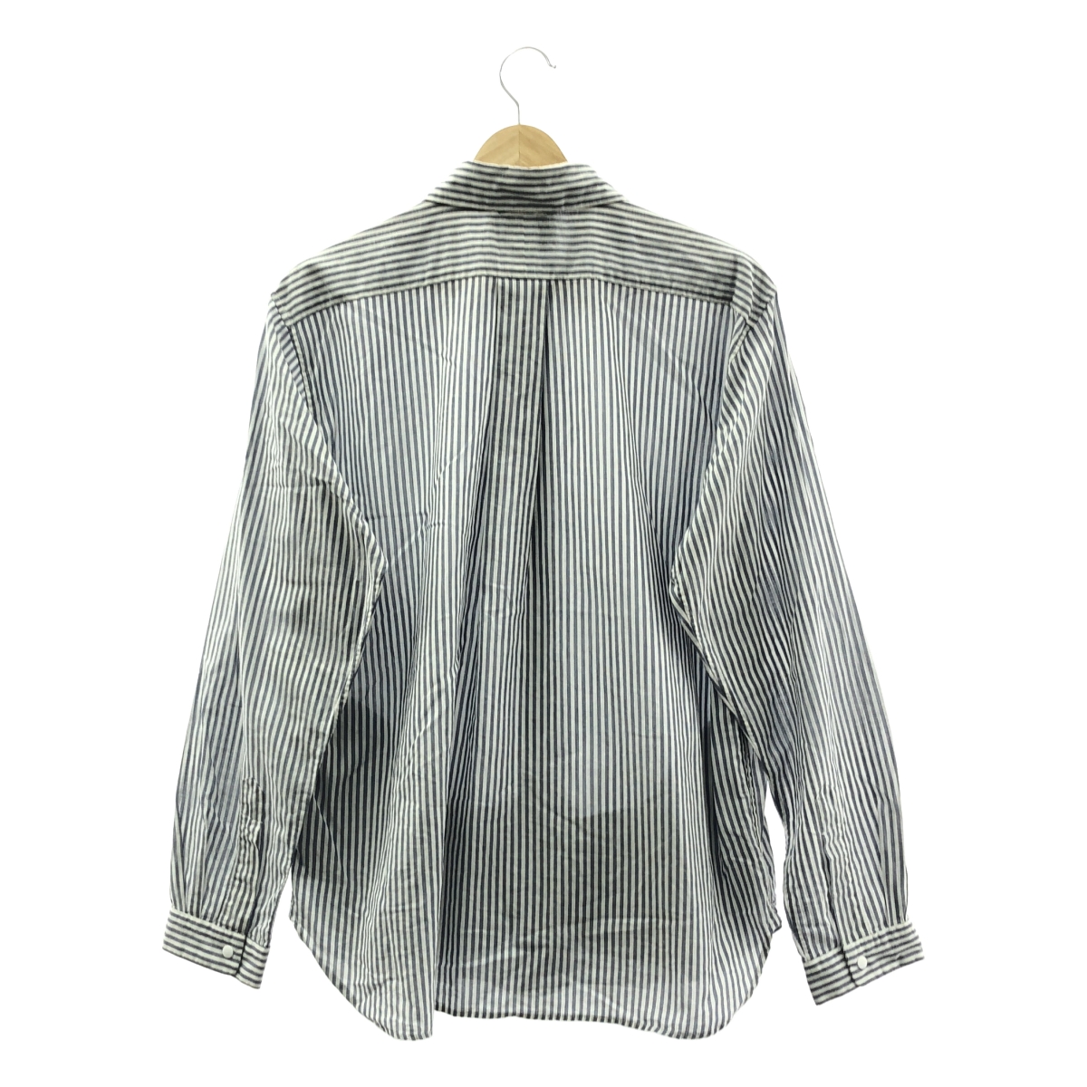 YAECA / ヤエカ ストライプ ポケット付き シャツ